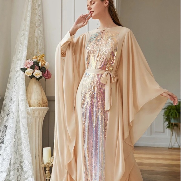 Sequin Maxi Dress NWT - Picture 3 of 14